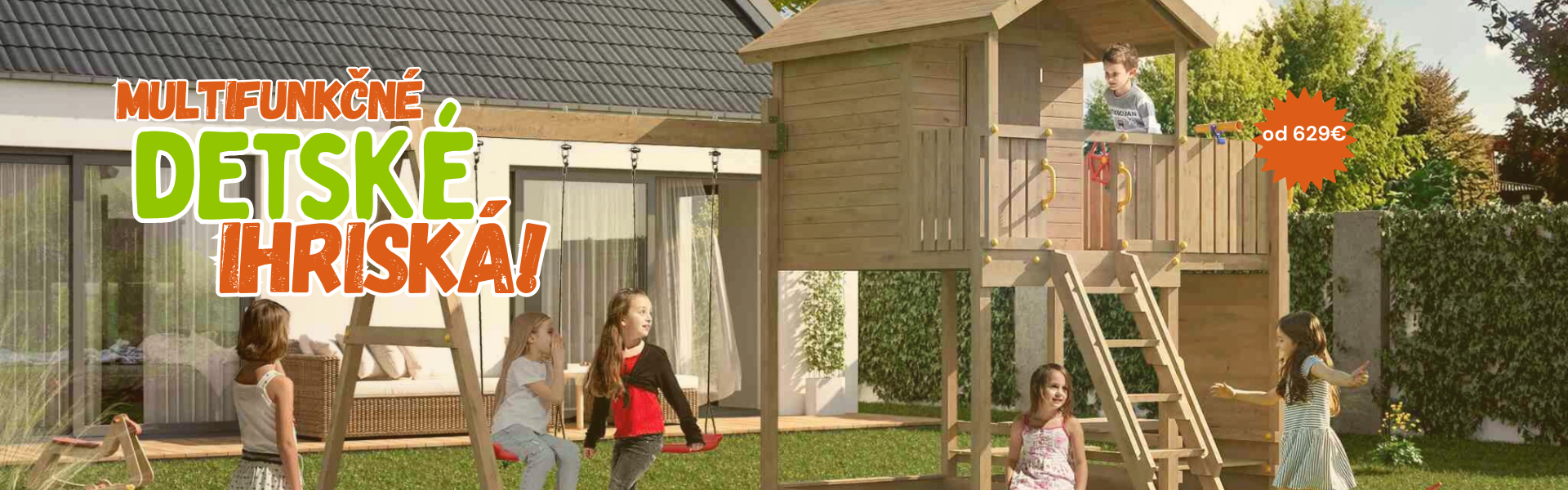 Detské ihriská do záhrady