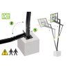 Basketbalový kôš EXIT GALAXY - ukotvený v zemi
