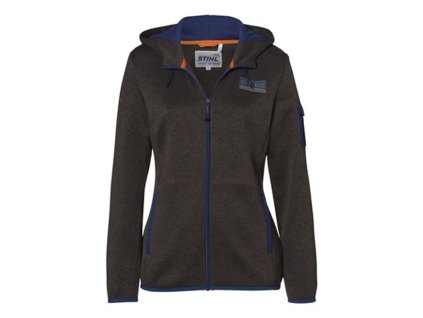 damska hneda fleecova bunda stihl