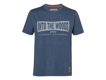 panske modre tricko stihl wood