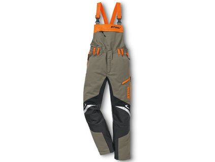 Pracovní kalhoty s náprsenkou STIHL FUNCTION ERGO (zelená/oranžová)