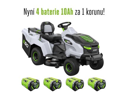 AKU zahradní traktor EGO TR3801E-B SET
