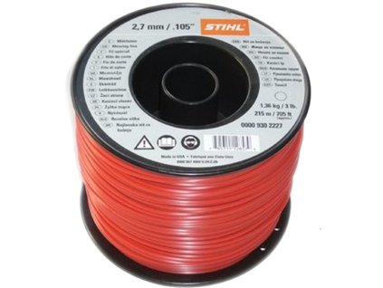zaci struna stihl 2%2C7 mm x 215 m kulata 00009302227