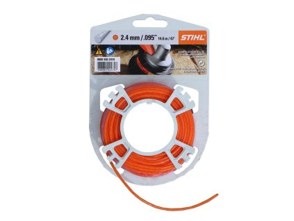 zaci struna stihl 2%2C4 mm x 14%2C6 m ticha kulata 00009302419