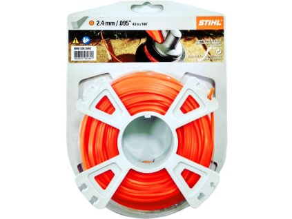 zaci struna stihl 2%2C4 mm x 43 m ctyrhranne 00009302640