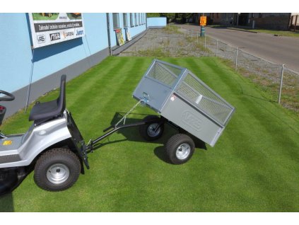 Vozík VARES TRVMS pro zahradní traktory (sklápěcí)