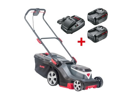 113843 battery lawnmower 38 2 li comfort set 2 batteries and charger webshop