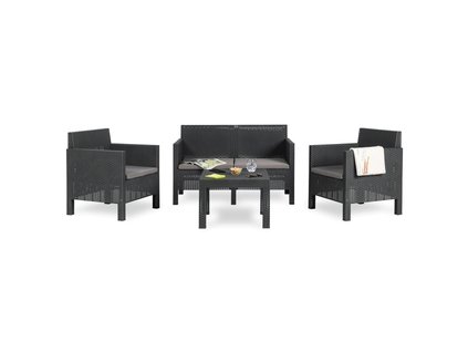 outdoor lounge set 4 seater penelope art 111 toomax