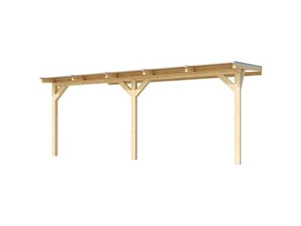 Dřevěná zahradní pergola 672 (5,4x3,7 m)