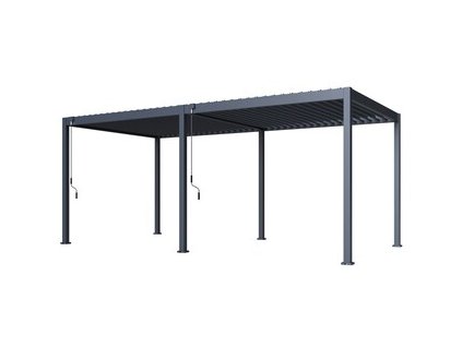 6x3 96 153 75 34 full steel louvre freestanding 2