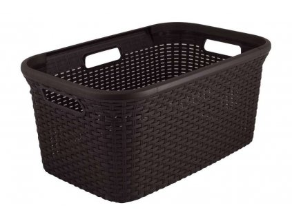 koš na čisté prádlo - hnědý RATTAN STYLE 45L