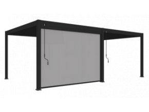 3 6m pull down screen charcoal for frontside 3 6x7 2