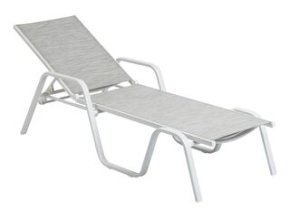 basic plus 0301214 5200 stapelliege weiss matt hellgrau object