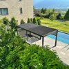outdoor creation orion pergola 3 6x5 3 charcoal