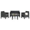 outdoor lounge set 4 seater penelope art 111 toomax