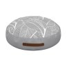 cosma pouf 90851 710 grey leaves water repellent plus pu coating