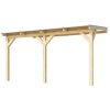 Dřevěná zahradní pergola 672 (5,4x2,7 m)