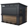 keter sep 2025 outdoorbar right view close with footrest wallnut deco standalone render 01