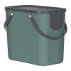 pattumiera per raccolta differenziata manuale verde 25 l 82207031