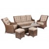 záhradný ratanový nábytok NEW YORK / HOUSTON 3 tmavohnedý gardenia.sk