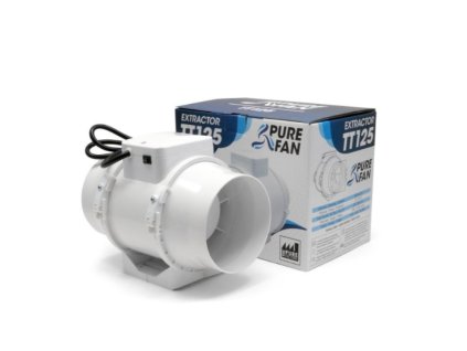 Ventilátor Pure Fan TT 125 mm 220/280 m3/h