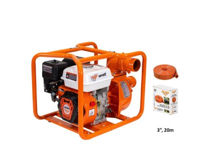 RURIS motorové čerpadlo MP80 + hadica 3" 20m