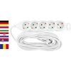Cable GERMAN socket Strend Pro GER DG-805B 5,00 m, 5 sockets, HU, RO, SRB, CRO