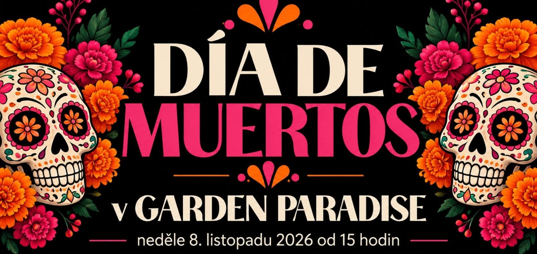 Día de muertos v Garden Paradise 8. listopadu