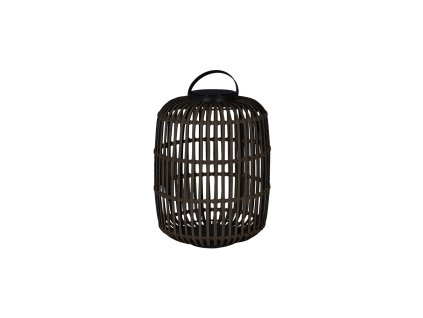 Solární lampa NOTO Oval Small ø 39 x 48.5 cm barva charcoal & black