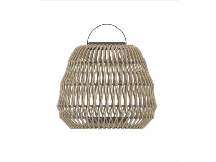 Solární lampa NOTO Conic Large barva charcoal & natural