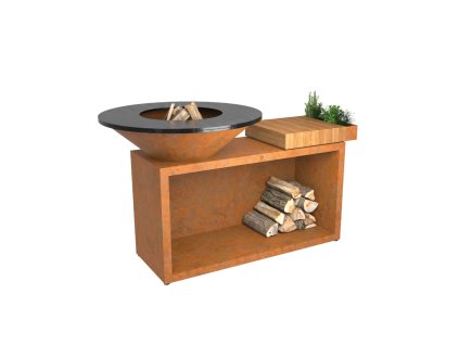 OFYR Island+ Corten 100 Teak Wood