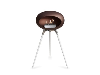 3655 2 dome ground high mocca barva trojnozky mocca kartus rose gold nozicky tmavy dub