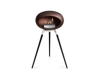 3655 6 dome ground high mocca barva trojnozky mocca kartus rose gold nozicky tmavy dub