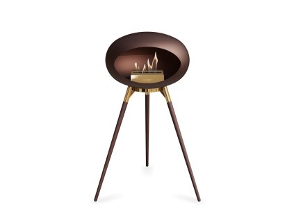 3655 14 dome ground high mocca barva trojnozky mocca kartus rose gold nozicky tmavy dub