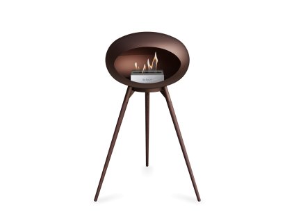 3655 24 dome ground high mocca barva trojnozky mocca kartus rose gold nozicky tmavy dub