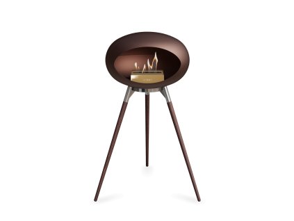 3655 29 dome ground high mocca barva trojnozky mocca kartus rose gold nozicky tmavy dub