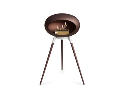 3655 34 dome ground high mocca barva trojnozky mocca kartus rose gold nozicky tmavy dub