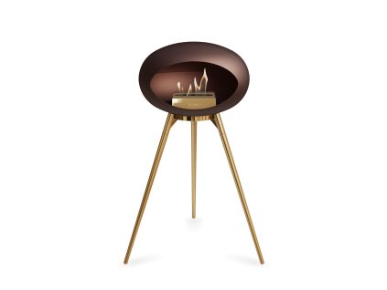 3655 35 dome ground high mocca barva trojnozky mocca kartus rose gold nozicky tmavy dub