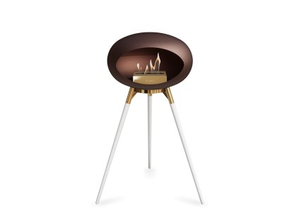 3655 36 dome ground high mocca barva trojnozky mocca kartus rose gold nozicky tmavy dub