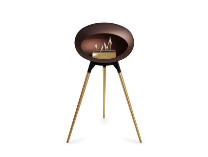 3655 37 dome ground high mocca barva trojnozky mocca kartus rose gold nozicky tmavy dub