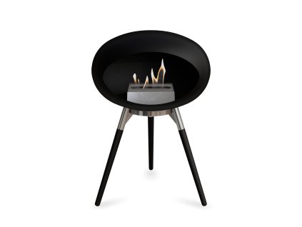 3661 1 dome ground low black barva trojnozky white bowl kartus steel nozicky soaptreated oak legs