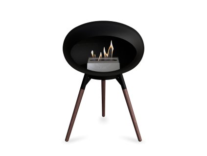 3661 18 dome ground low black barva trojnozky white bowl kartus steel nozicky soaptreated oak legs