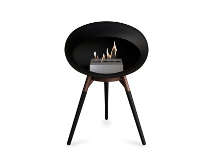 3661 20 dome ground low black barva trojnozky white bowl kartus steel nozicky soaptreated oak legs