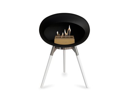 3661 26 dome ground low black barva trojnozky white bowl kartus steel nozicky soaptreated oak legs