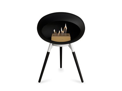3661 30 dome ground low black barva trojnozky white bowl kartus steel nozicky soaptreated oak legs