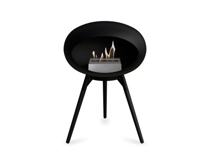 3661 3 dome ground low black barva trojnozky white bowl kartus steel nozicky soaptreated oak legs