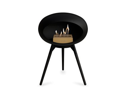 3661 40 dome ground low black barva trojnozky white bowl kartus steel nozicky soaptreated oak legs
