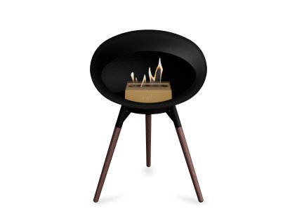 3661 43 dome ground low black barva trojnozky white bowl kartus steel nozicky soaptreated oak legs