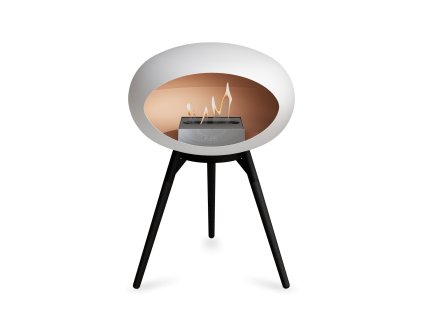 3670 11 dome ground low white barva trojnozky polished steel bowl kartus rose gold nozicky soaptreated oak legs