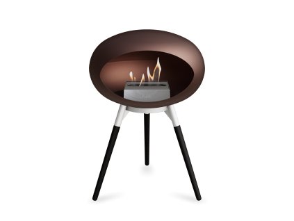 3679 6 dome ground low mocca barva trojnozky mocca bowl kartus rose gold nozicky smoked oak legs